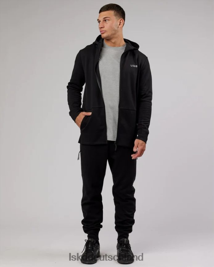 Männer LSKD Athlet ForgedFleece-Jogginghose mit Reißverschluss – Schwarz Bekleidung VD2NLV1139
