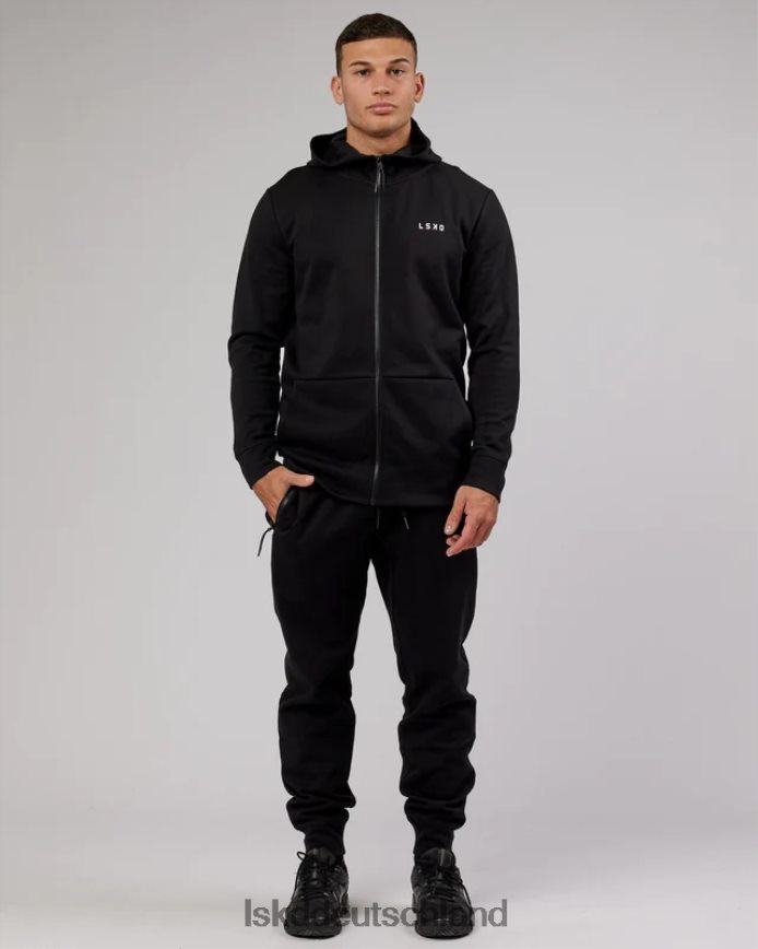 Männer LSKD Athlet ForgedFleece-Jogginghose mit Reißverschluss – Schwarz Bekleidung VD2NLV1139
