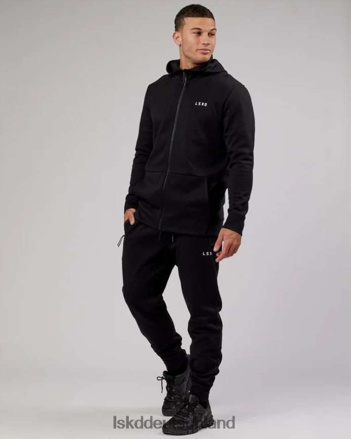 Männer LSKD Athlet ForgedFleece-Jogginghose mit Reißverschluss – Schwarz Bekleidung VD2NLV1139