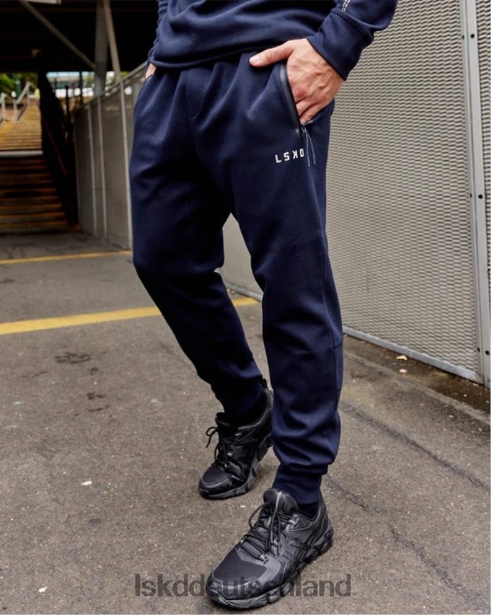 Männer LSKD Athlete Forgedfleece Reißverschluss-Jogginghose – Dunkelblau Bekleidung VD2NLV1145