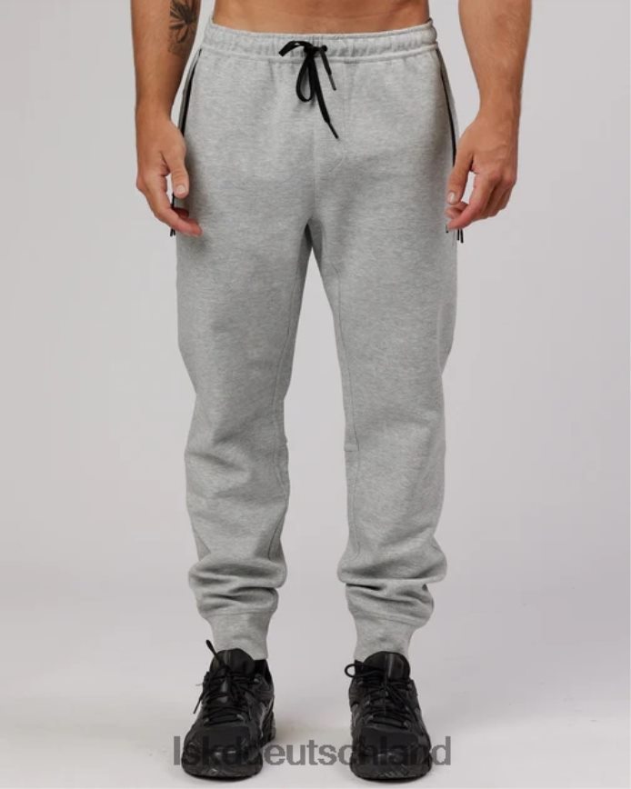 Männer LSKD Athlete Forgedfleece Zip Jogger – Hellgrau Marl Bekleidung VD2NLV1143