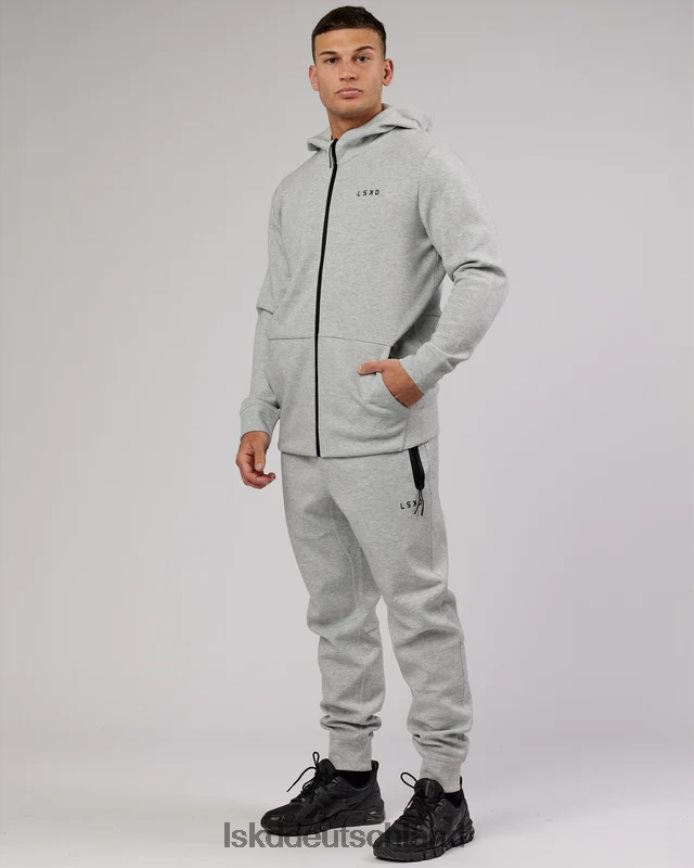 Männer LSKD Athlete Forgedfleece Zip Jogger – Hellgrau Marl Bekleidung VD2NLV1143