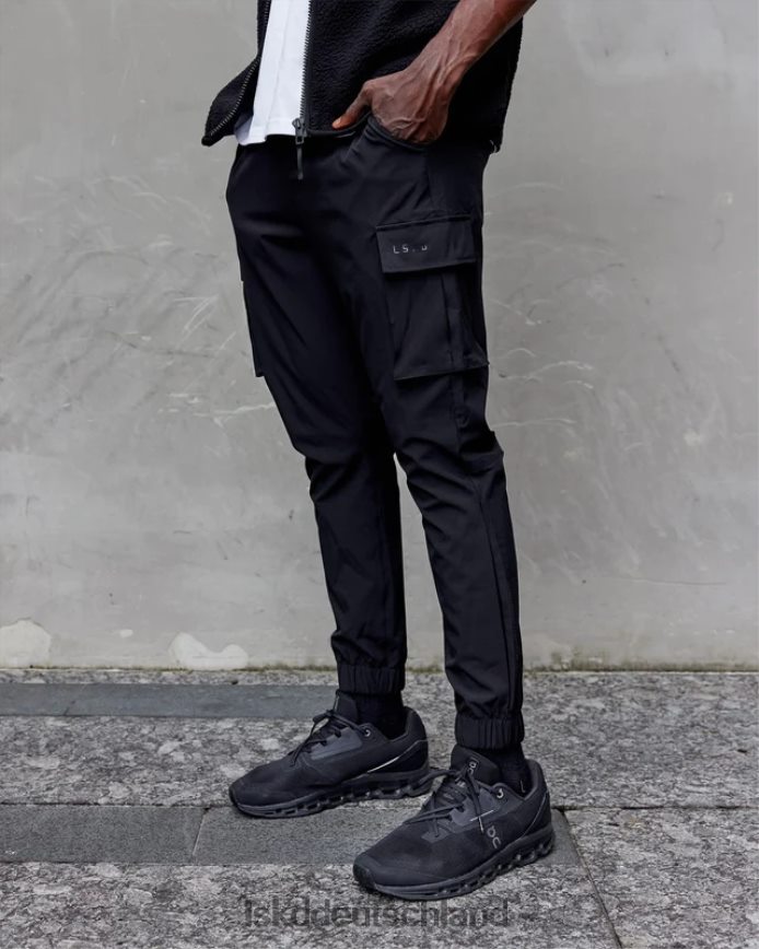 Männer LSKD Energie-Stretch-Performance-Cargo-Jogginghose – Schwarz Bekleidung VD2NLV1140