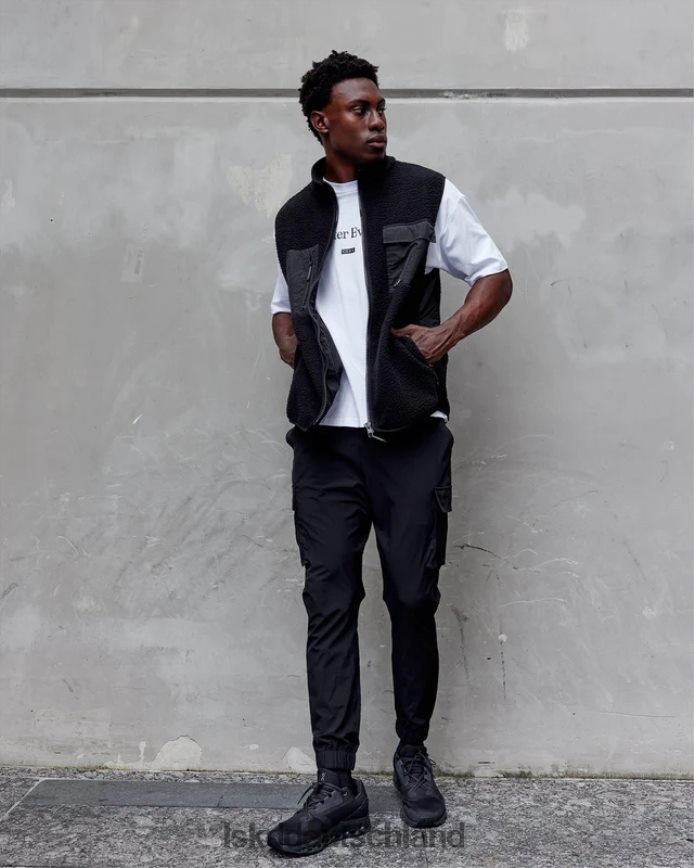 Männer LSKD Energie-Stretch-Performance-Cargo-Jogginghose – Schwarz Bekleidung VD2NLV1140