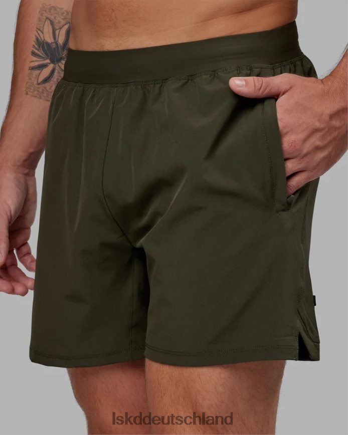 Männer LSKD Challenger 6'' gefütterte Performance-Shorts – Forest Night Bekleidung VD2NLV1067