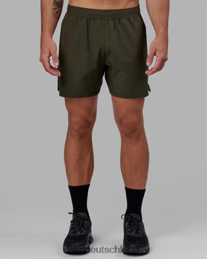 Männer LSKD Challenger 6'' gefütterte Performance-Shorts – Forest Night Bekleidung VD2NLV1067