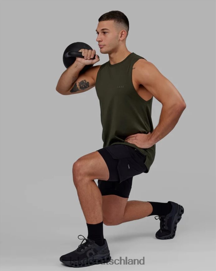 Männer LSKD Challenger 6'' gefütterte Performance-Shorts – Schwarz Bekleidung VD2NLV1062
