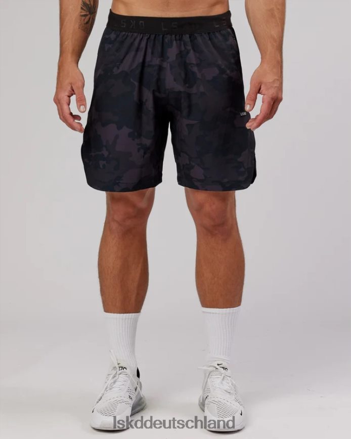 Männer LSKD Competition 8'' Performance Short – schwarzes Tarnmuster Bekleidung VD2NLV1112