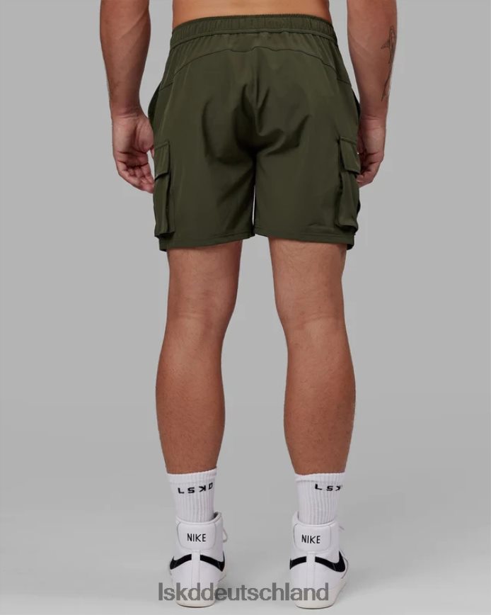 Männer LSKD Energy Stretch Performance Cargo Short – Forest Night Bekleidung VD2NLV1099
