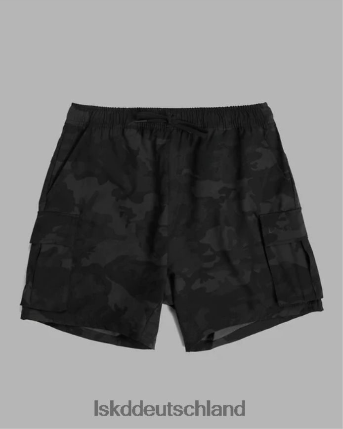 Männer LSKD Energy Stretch Performance Cargo Short – schwarzes Tarnmuster Bekleidung VD2NLV1094