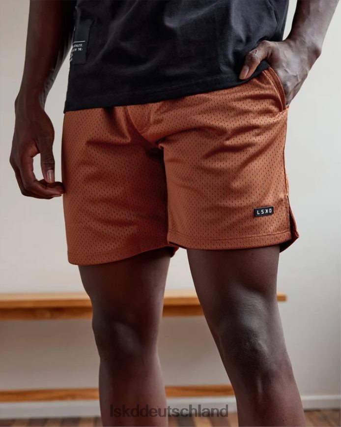 Männer LSKD Grundlegende Mesh-Shorts – Haselnussbraun Bekleidung VD2NLV1072