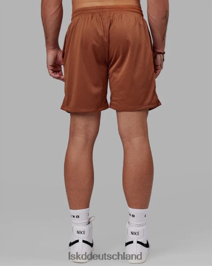 Männer LSKD Grundlegende Mesh-Shorts – Haselnussbraun Bekleidung VD2NLV1072
