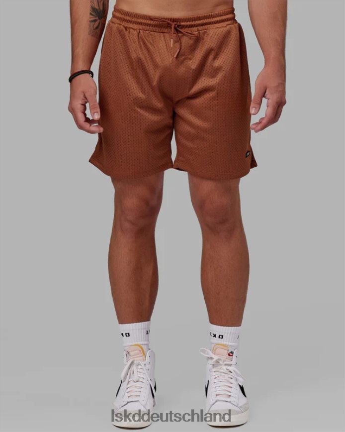 Männer LSKD Grundlegende Mesh-Shorts – Haselnussbraun Bekleidung VD2NLV1072