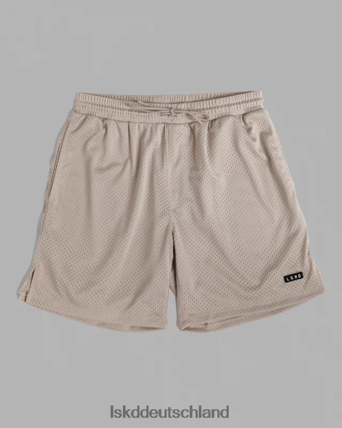 Männer LSKD Grundlegende Mesh-Shorts – Schieferbeige Bekleidung VD2NLV1116