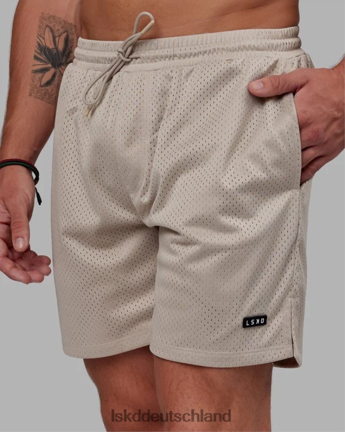 Männer LSKD Grundlegende Mesh-Shorts – Schieferbeige Bekleidung VD2NLV1116