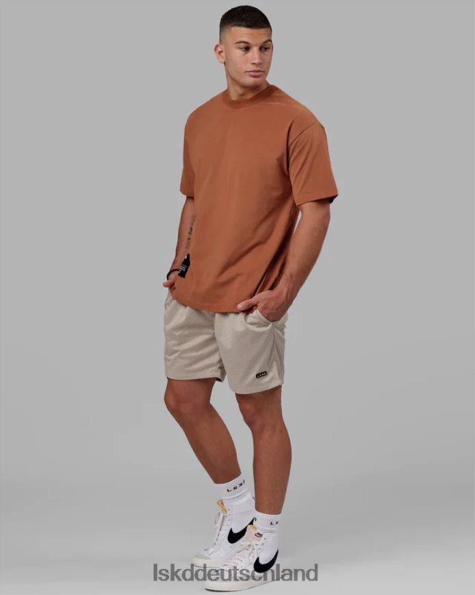 Männer LSKD Grundlegende Mesh-Shorts – Schieferbeige Bekleidung VD2NLV1116