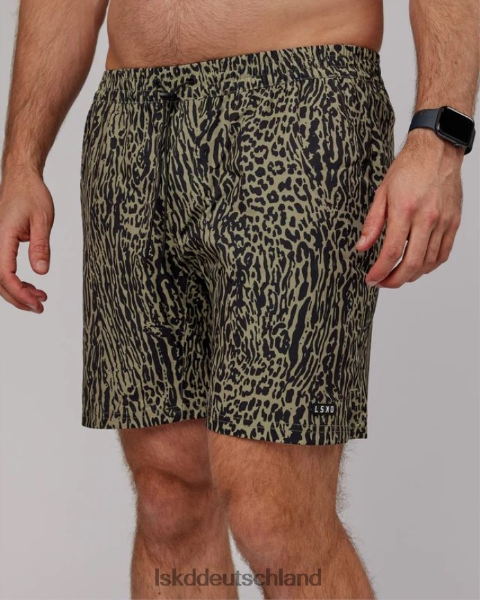 Männer LSKD Hunter 7'' Performance Short – Laurel Oak-Schwarz Bekleidung VD2NLV1124