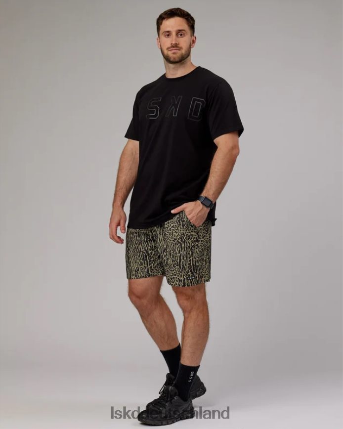 Männer LSKD Hunter 7'' Performance Short – Laurel Oak-Schwarz Bekleidung VD2NLV1124