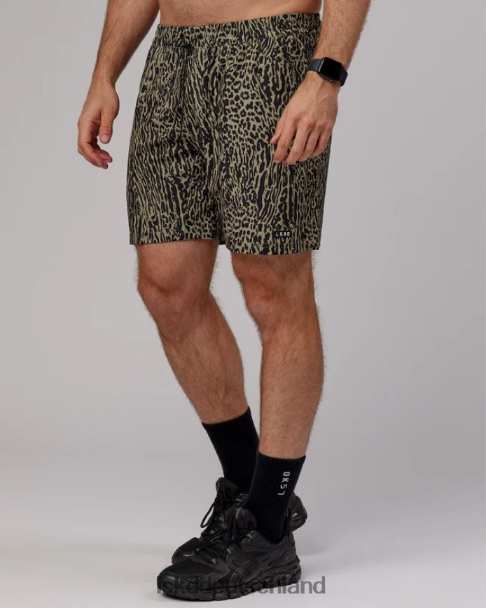 Männer LSKD Hunter 7'' Performance Short – Laurel Oak-Schwarz Bekleidung VD2NLV1124