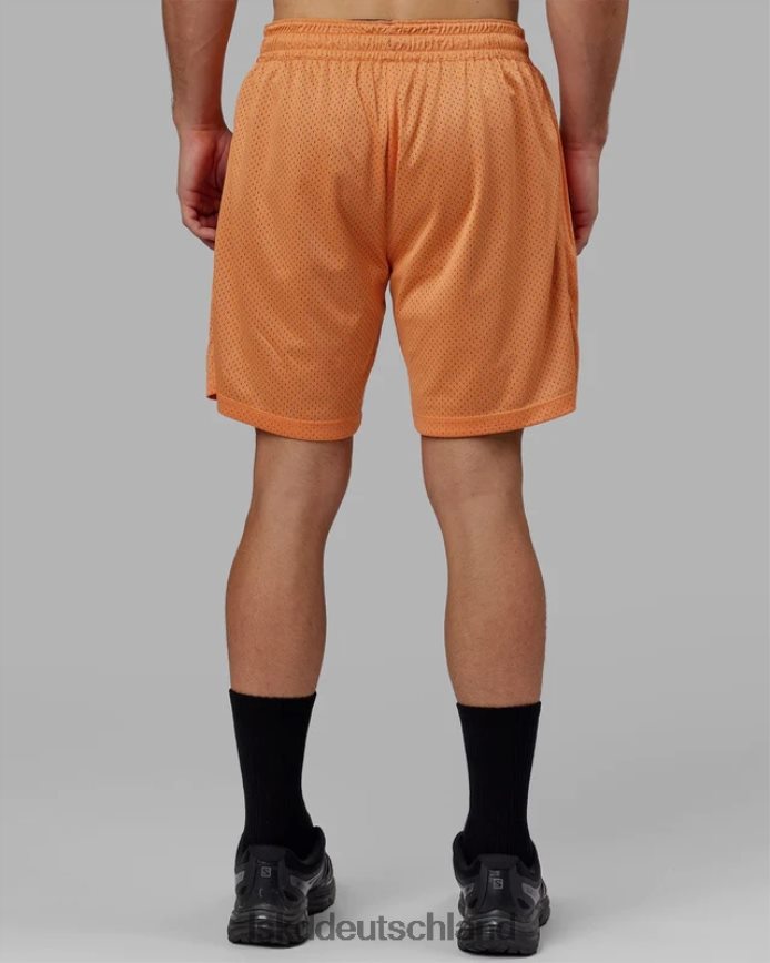 Männer LSKD Hyper wendbare Basketball-Shorts – Schwarz-Mandarine Bekleidung VD2NLV1095
