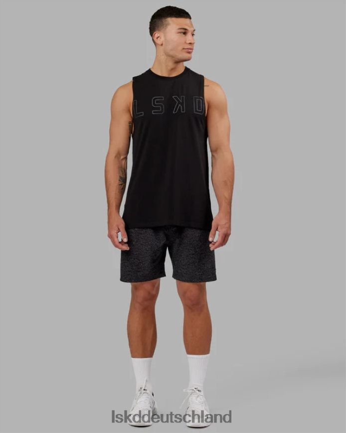 Männer LSKD Rep 7'' Performance Short – schwarze Radierung Bekleidung VD2NLV1102