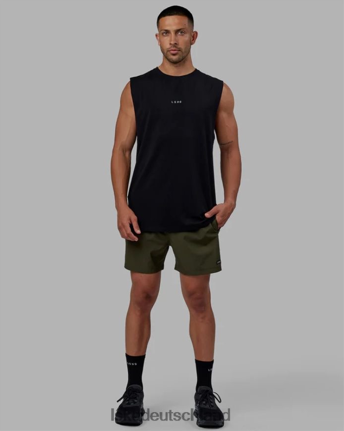 Männer LSKD Basis-Flxcotton-Tanktop – schwarz Bekleidung VD2NLV991