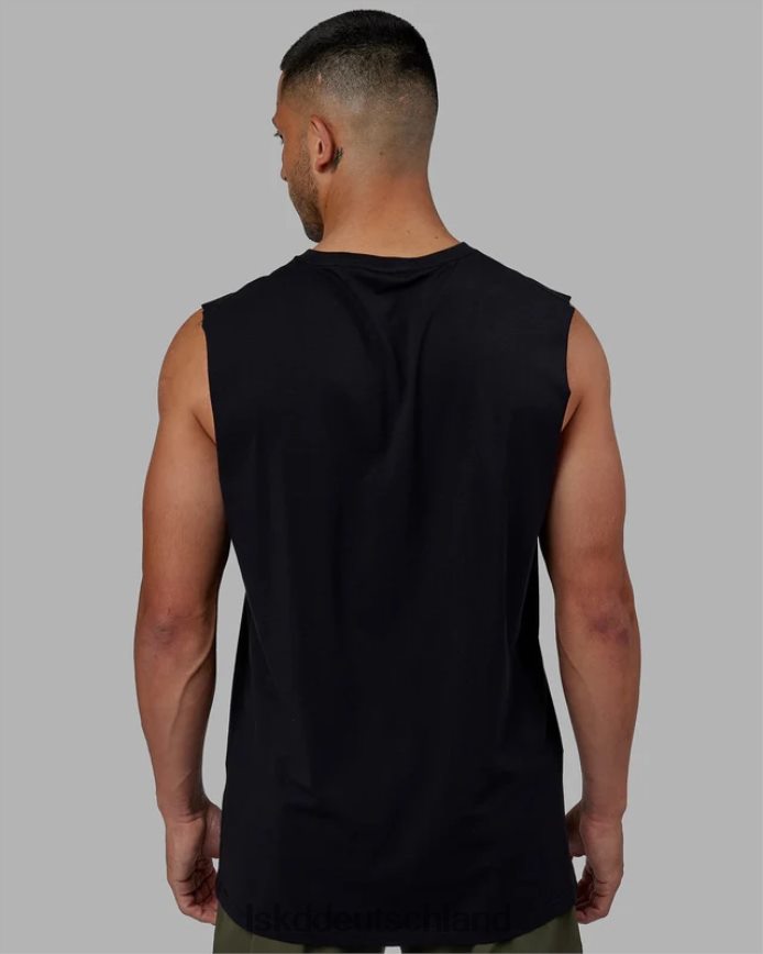 Männer LSKD Basis-Flxcotton-Tanktop – schwarz Bekleidung VD2NLV991