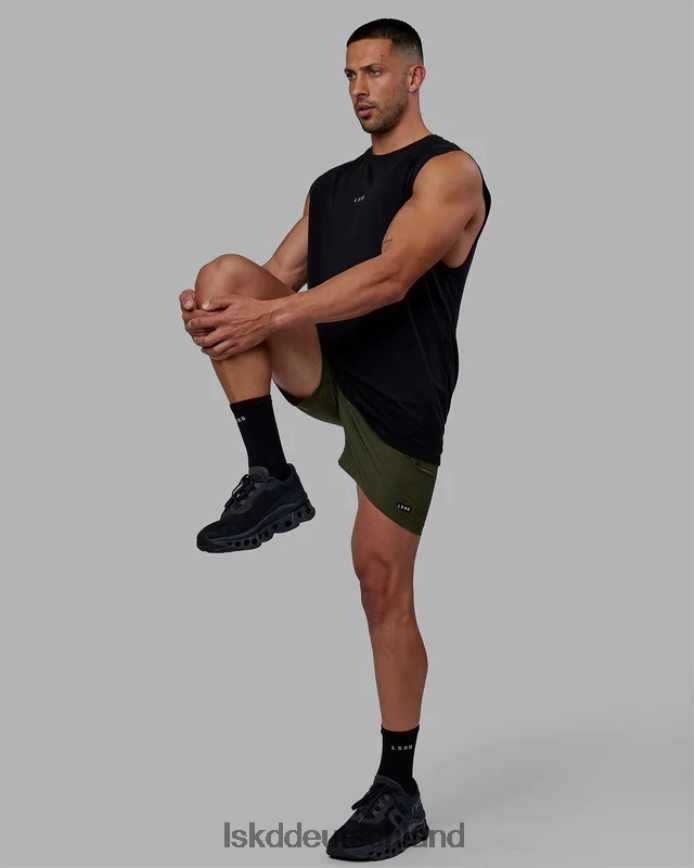 Männer LSKD Basis-Flxcotton-Tanktop – schwarz Bekleidung VD2NLV991