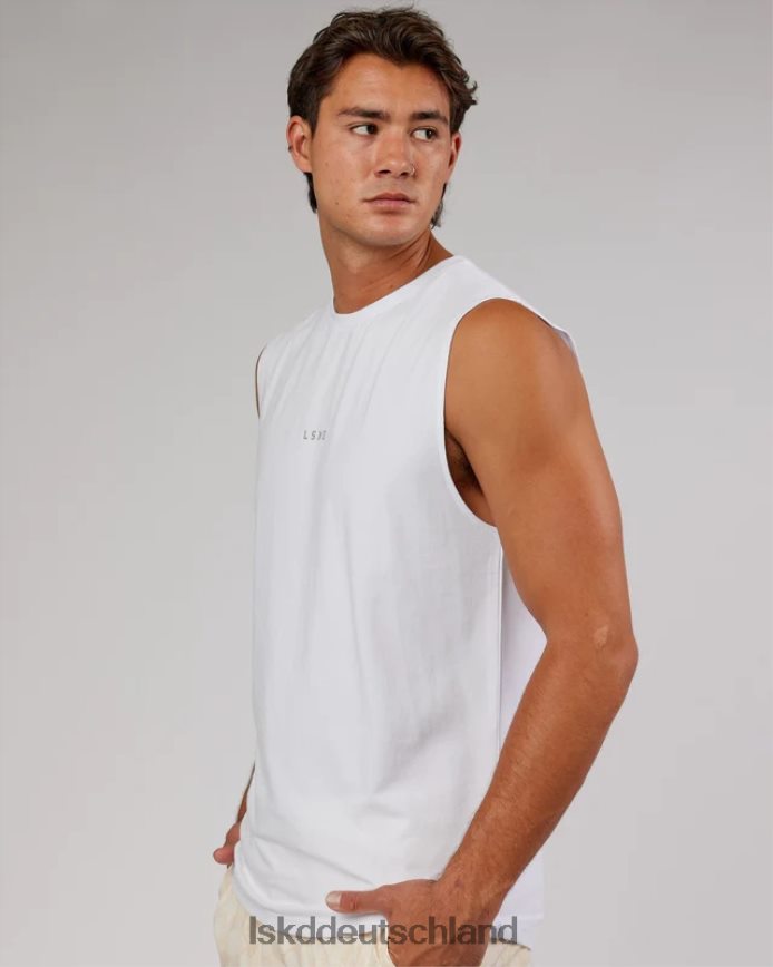 Männer LSKD Basis-Flxcotton-Tanktop – weiß Bekleidung VD2NLV996