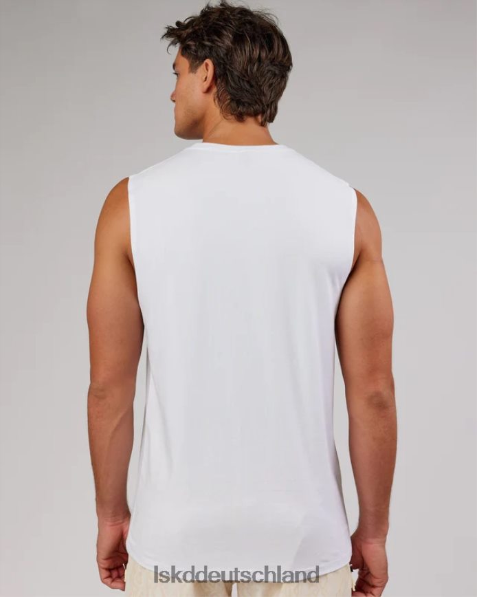 Männer LSKD Basis-Flxcotton-Tanktop – weiß Bekleidung VD2NLV996