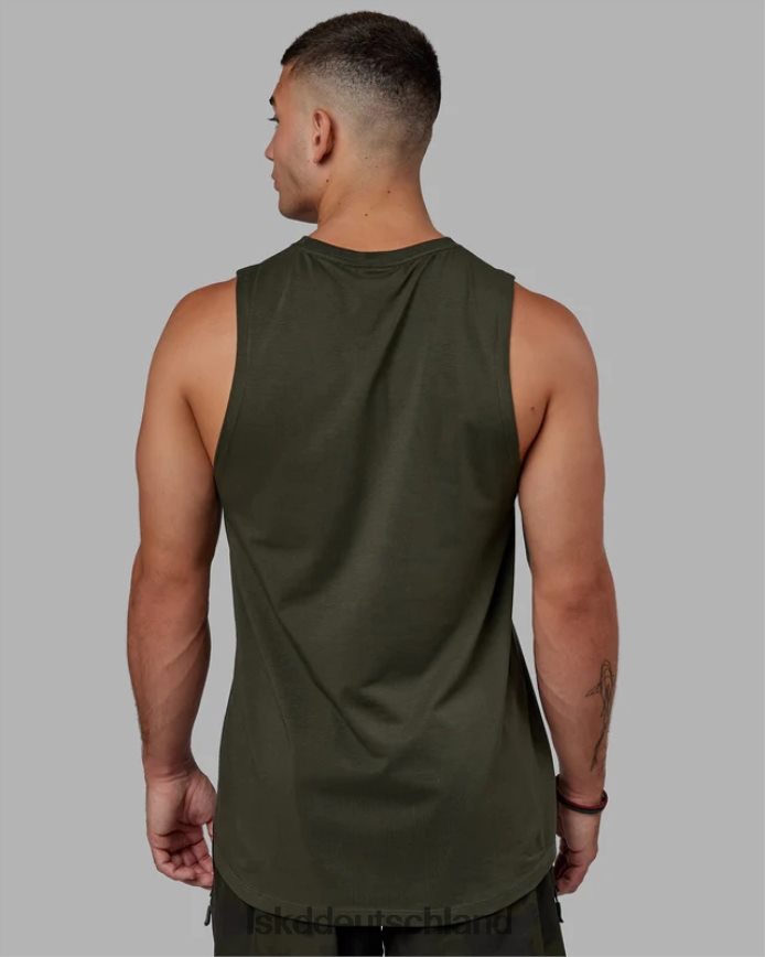 Männer LSKD Deluxe-Pimaflx-Tanktop – Waldnacht Bekleidung VD2NLV1005