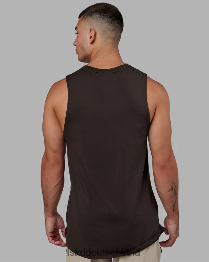 Männer LSKD Deluxe-Pimaflx-Tanktop – dunkles Walnussholz Bekleidung VD2NLV999