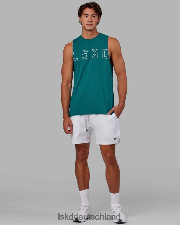 Männer LSKD Erweitern Sie das flxcotton Training Fit Tank – Deep Lake Bekleidung VD2NLV1004