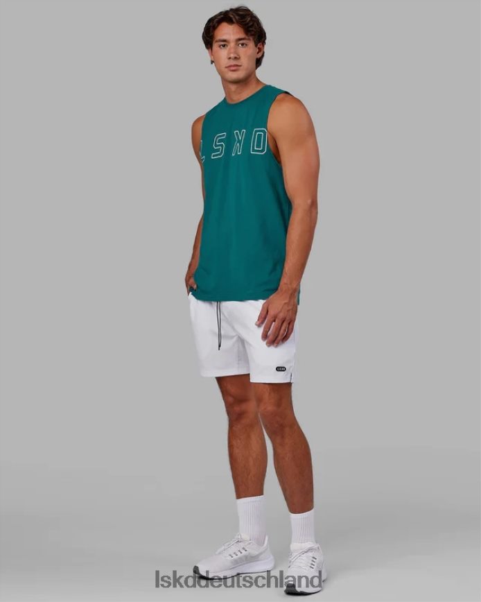 Männer LSKD Erweitern Sie das flxcotton Training Fit Tank – Deep Lake Bekleidung VD2NLV1004