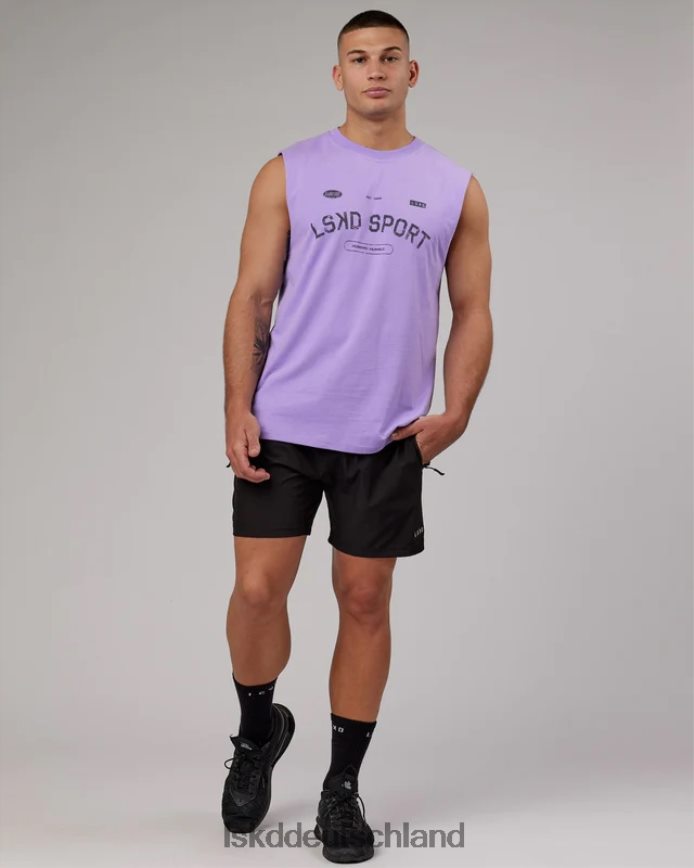 Männer LSKD Freiwurf-Schwergewichts-Panzer in Übergröße – Peak Purple Bekleidung VD2NLV1021