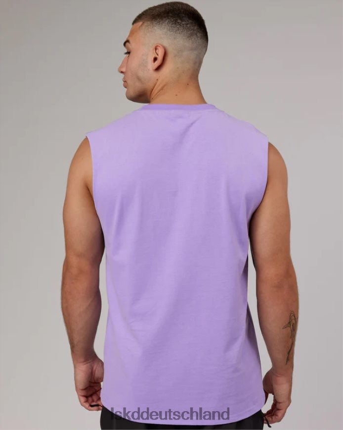 Männer LSKD Freiwurf-Schwergewichts-Panzer in Übergröße – Peak Purple Bekleidung VD2NLV1021