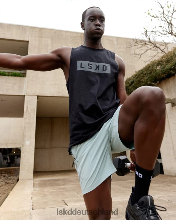 Männer LSKD Kraft-Flxdry-Training-Fit-Performance-Tanktop – Schwarz Bekleidung VD2NLV1002