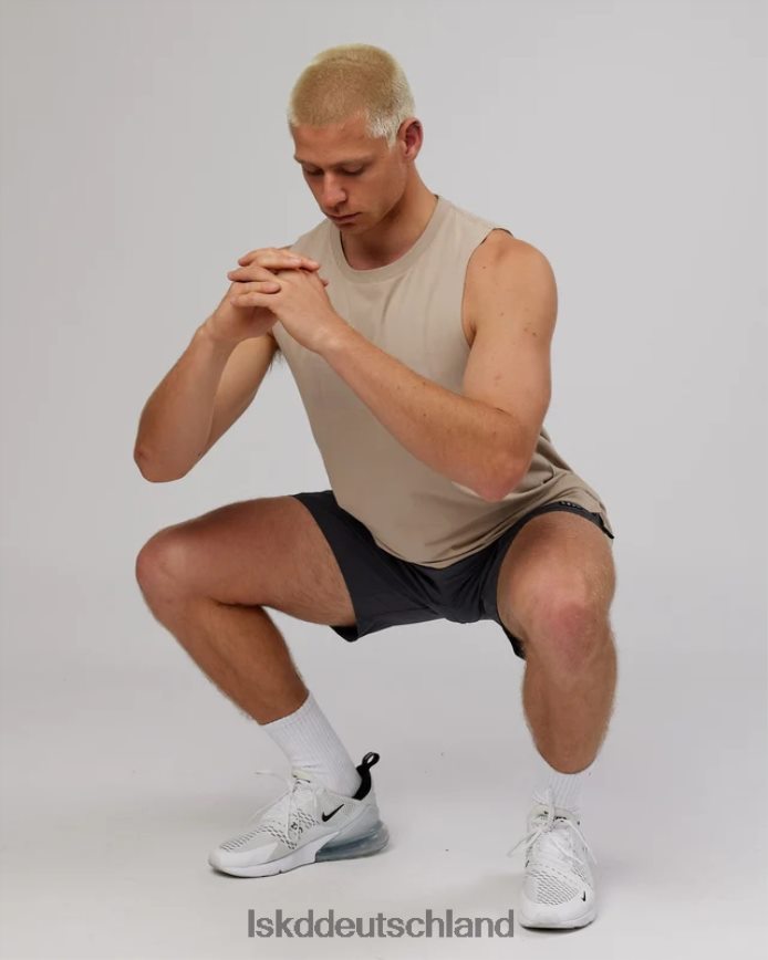 Männer LSKD Kraft-Flxdry-Training-Fit-Performance-Tanktop – Taupe Bekleidung VD2NLV1027
