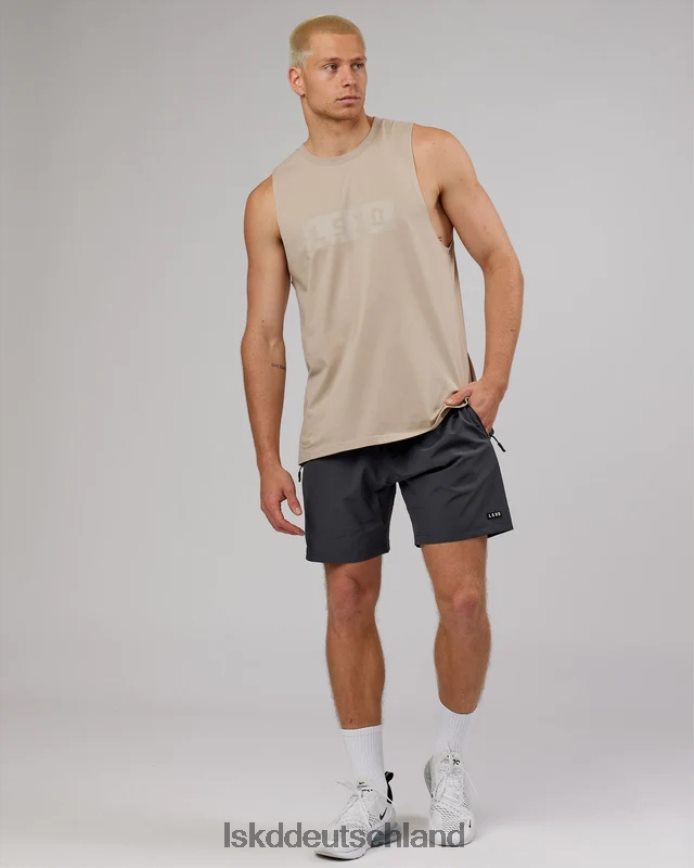 Männer LSKD Kraft-Flxdry-Training-Fit-Performance-Tanktop – Taupe Bekleidung VD2NLV1027