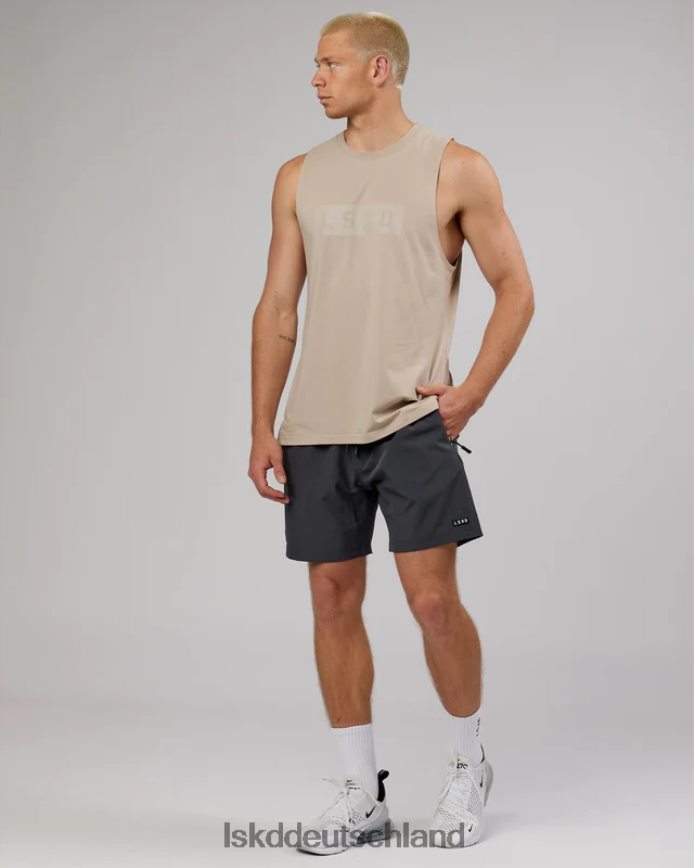 Männer LSKD Kraft-Flxdry-Training-Fit-Performance-Tanktop – Taupe Bekleidung VD2NLV1027