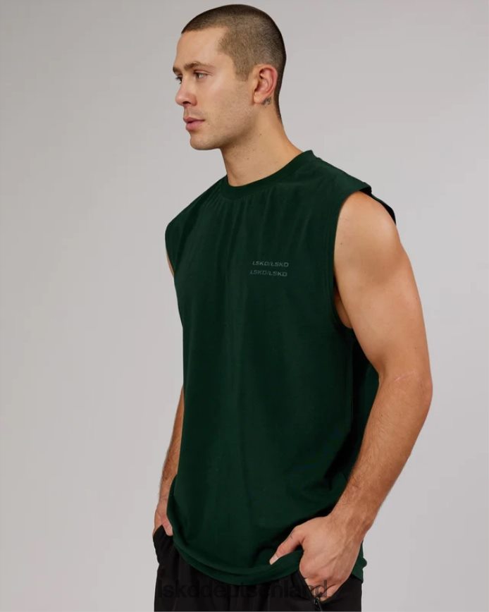 Männer LSKD Quad FlxCotton Box Tank – Wald Bekleidung VD2NLV1019