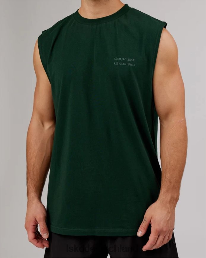 Männer LSKD Quad FlxCotton Box Tank – Wald Bekleidung VD2NLV1019