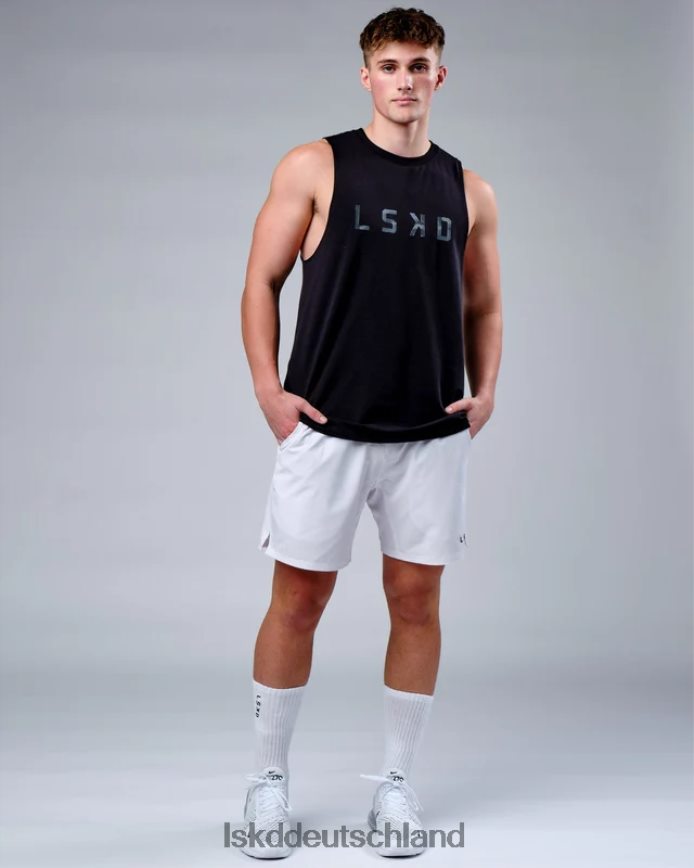 Männer LSKD Rep FLXCotton Training Fit Tank – Schwarz-Schwarz-Camouflage Bekleidung VD2NLV1017
