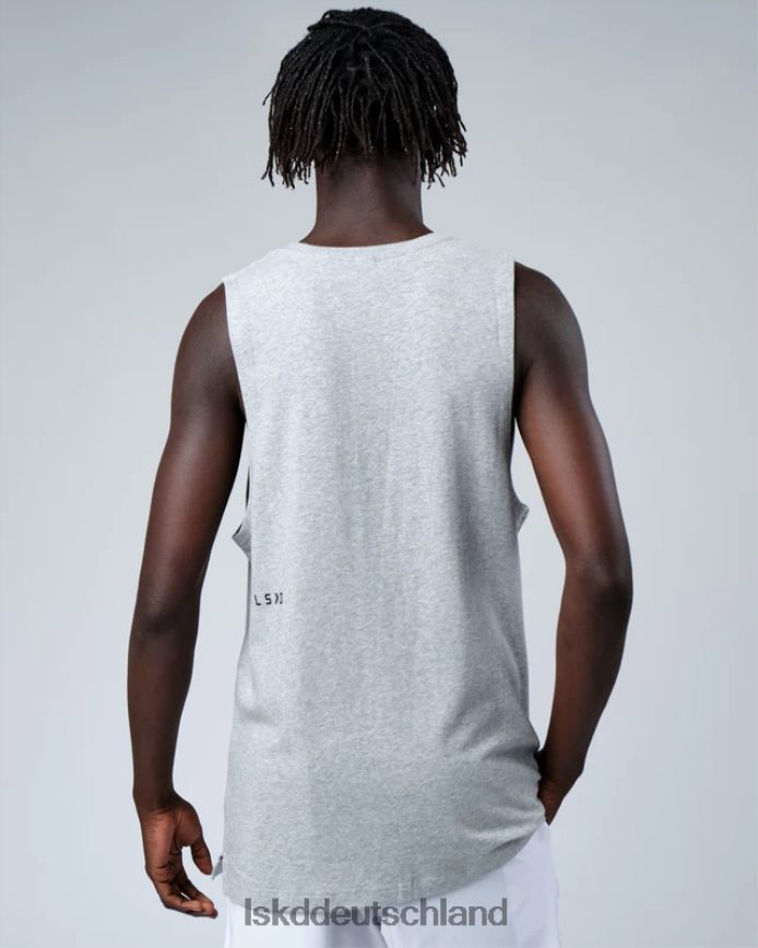 Männer LSKD Rival Flxcotton Training Fit Tank – LT Grey Marl Bekleidung VD2NLV1011