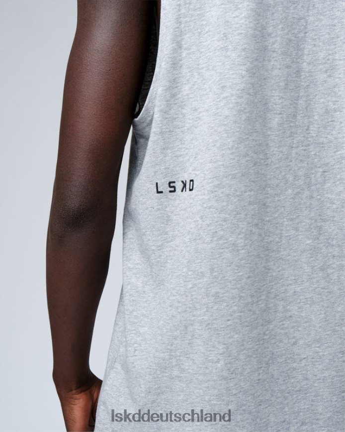 Männer LSKD Rival Flxcotton Training Fit Tank – LT Grey Marl Bekleidung VD2NLV1011