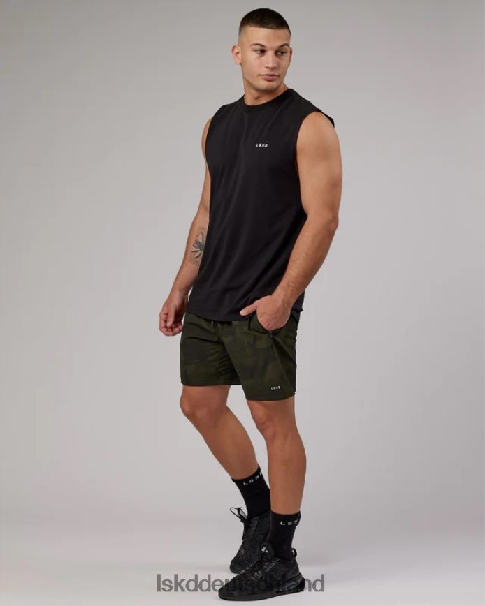 Männer LSKD vs5 flxcotton Tank-Oversize – Schwarz Bekleidung VD2NLV1012