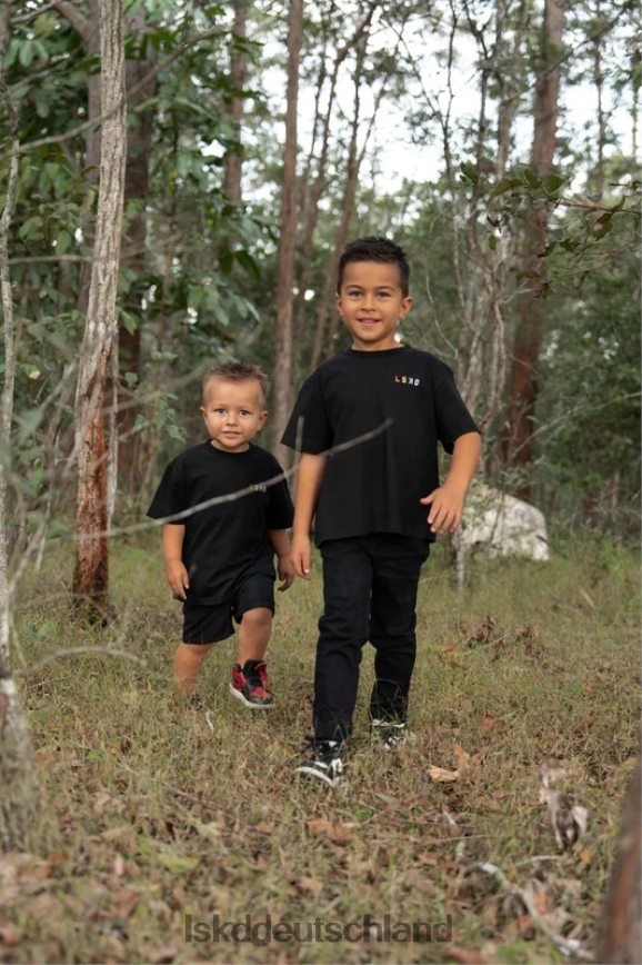 Kinder LSKD T-Shirt verstärken – schwarz Bekleidung VD2NLV1151