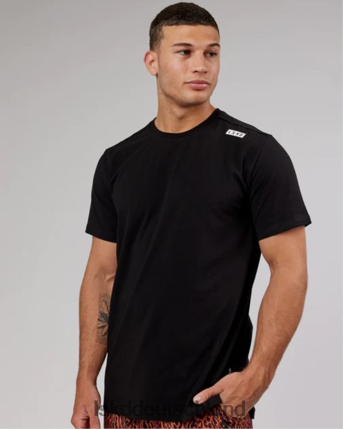 Männer LSKD Athlet flxcotton T-Shirt – schwarz Bekleidung VD2NLV954