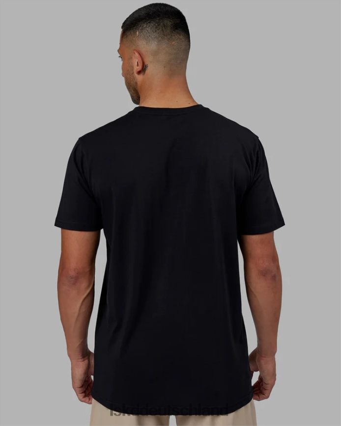 Männer LSKD Base flxcotton T-Shirt – schwarz Bekleidung VD2NLV926