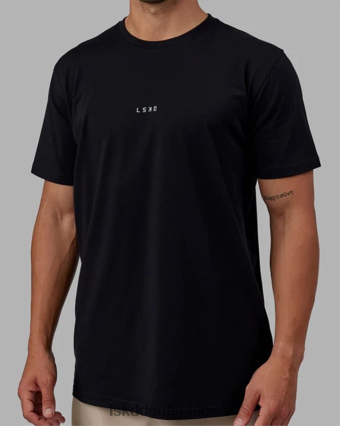 Männer LSKD Base flxcotton T-Shirt – schwarz Bekleidung VD2NLV926